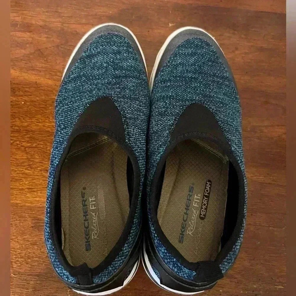 Skechers EZ Flex Womens Slip On Shoe Multi-Color Size 9 - Picture 2 of 8